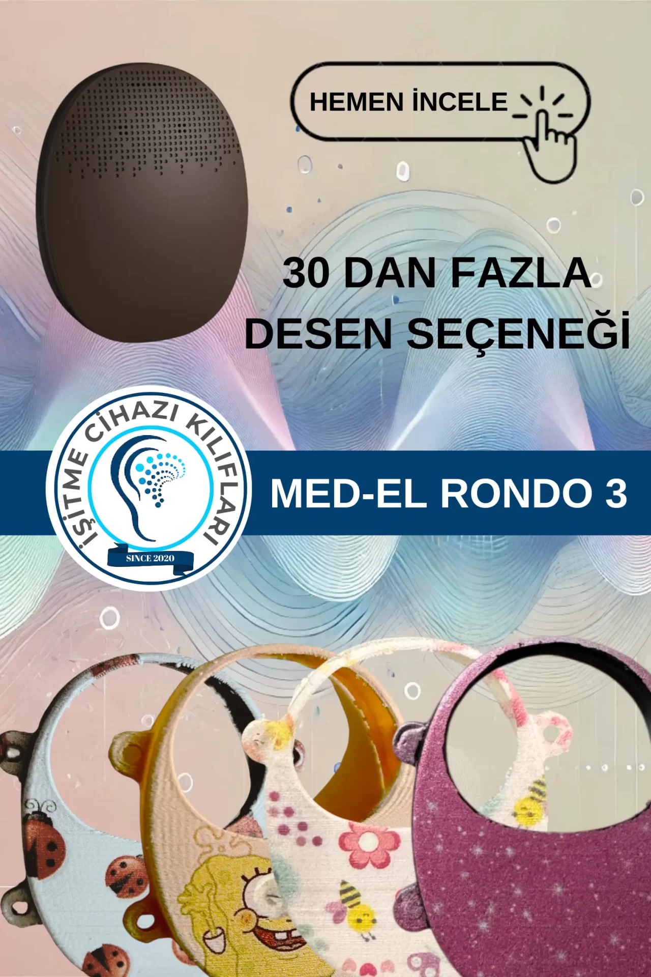 Med El Rondo İşitme Cihaz Kılıfları