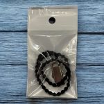 Siyah Örgülü Kıskaçlı Bağlantı Elemanı - (30cm)